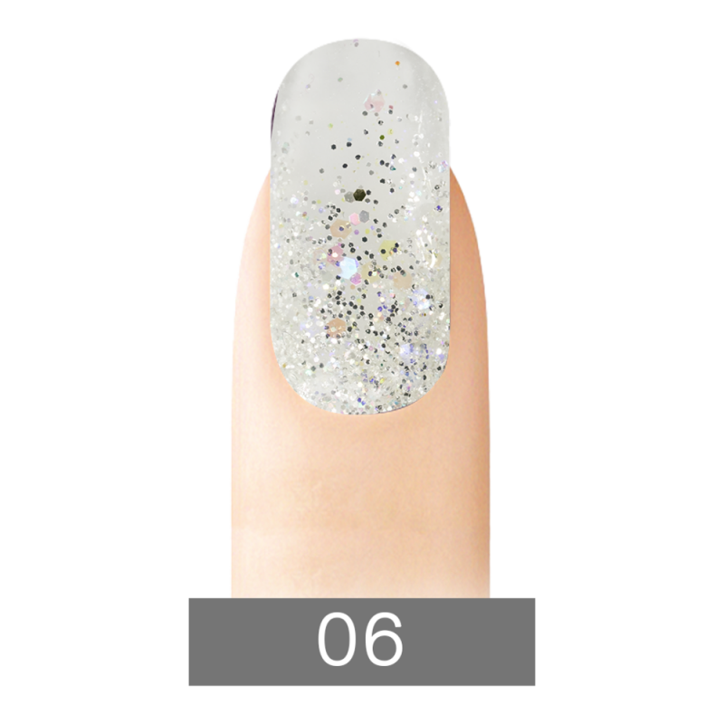 Cre8tion Nail Art Glitter, 006, 0.5oz KK1031 